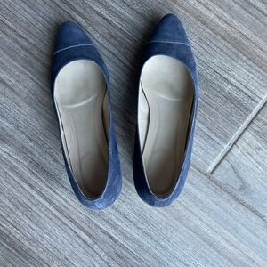 Elegant Blue Women's Flats
